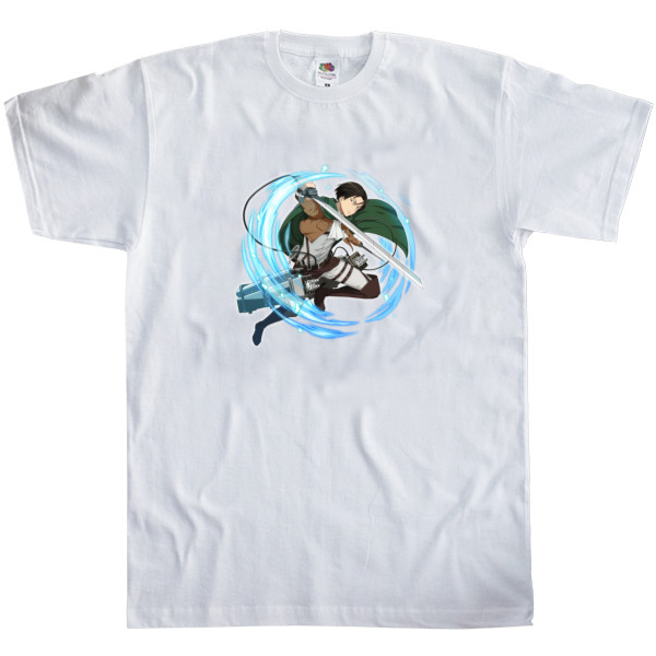 Men's T-Shirt Fruit of the loom - АТАКА ТИТАНОВ (ATTACK ON TITANS) 16 - Mfest