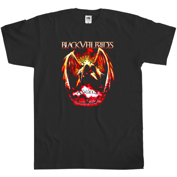 Men's T-Shirt Fruit of the loom - Black Veil Brides Fallen Angels - Mfest