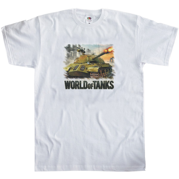 Футболка Классика Мужская Fruit of the loom - World of Tanks Art - Mfest