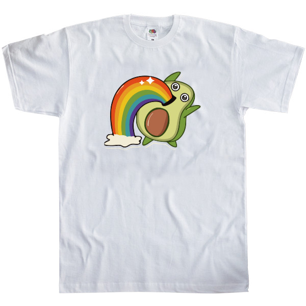 Men's T-Shirt Fruit of the loom - Авокадо - Mfest