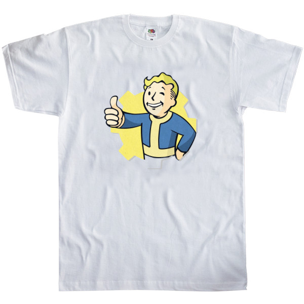 Men's T-Shirt Fruit of the loom - Fallout Logo - Mfest