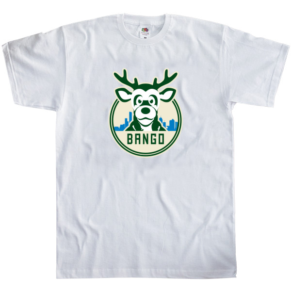 Men's T-Shirt Fruit of the loom - Milwaukee Bucks (2) - Mfest