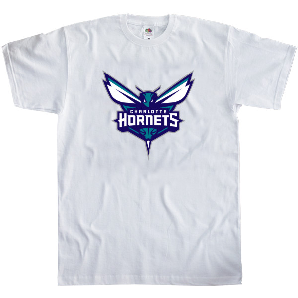 Футболка Класика Чоловіча Fruit of the loom - Charlotte Hornets (1) - Mfest