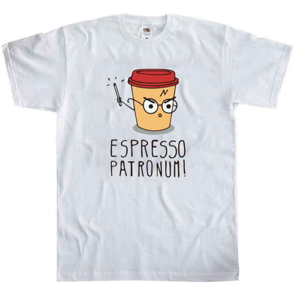 Men's T-Shirt Fruit of the loom - ESPRESSO PATRONUM - Mfest