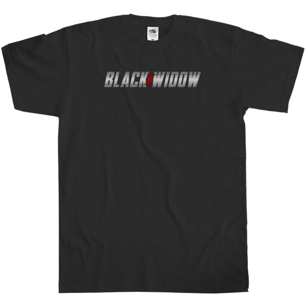 Men's T-Shirt Fruit of the loom - Черная Вдова / Black Widow - Mfest