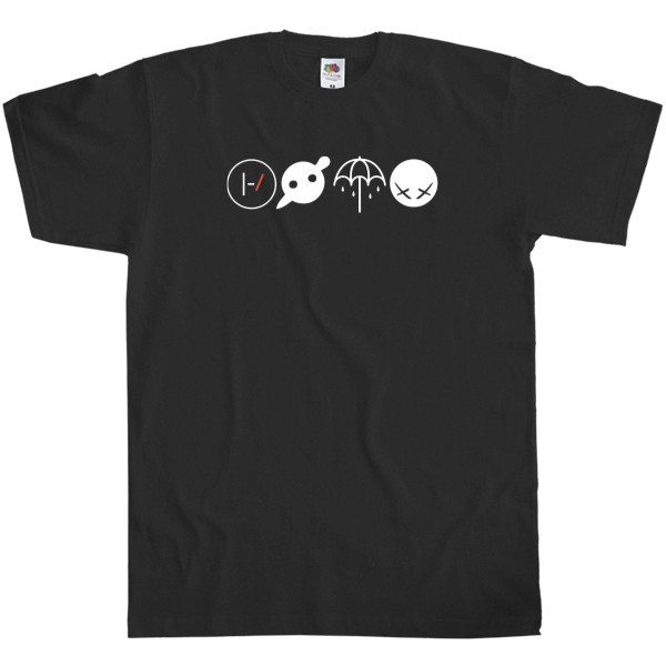 Men's T-Shirt Fruit of the loom - Twenty One Pilots 2 - Mfest