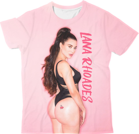 Man's T-shirt 3D - Lana Rhoades - Mfest