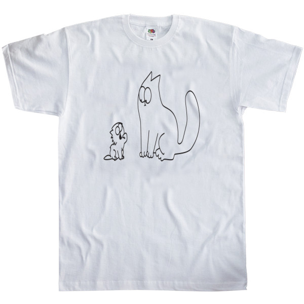 Men's T-Shirt Fruit of the loom - Simons cat2 - Mfest