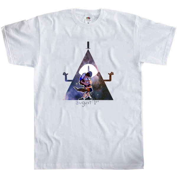 Men's T-Shirt Fruit of the loom - Gravity Falls August 1st - Mfest