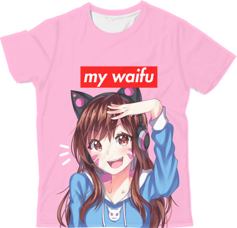 Man's T-shirt 3D - MY WAIFU - Mfest