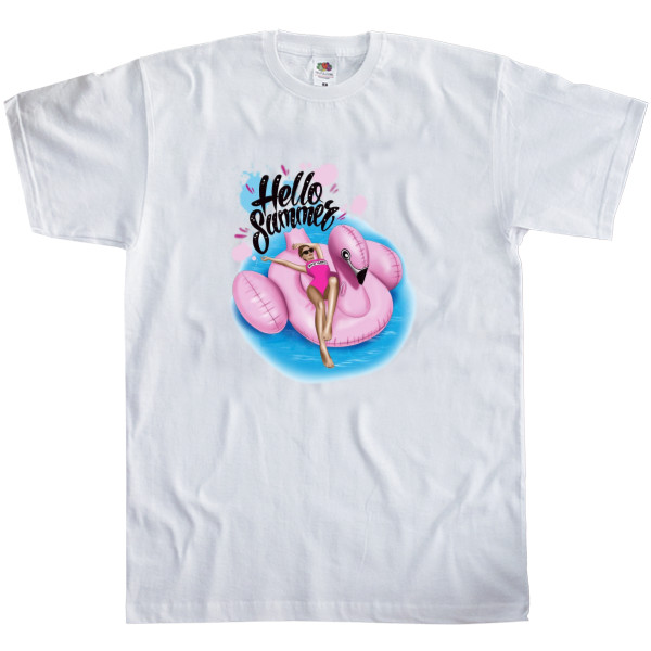 Men's T-Shirt Fruit of the loom - HELLO SUMMER - Mfest