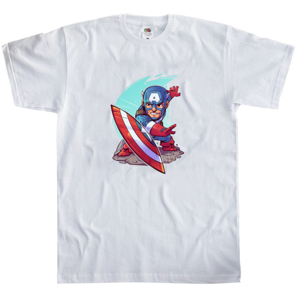 Men's T-Shirt Fruit of the loom - Captain America - Mfest