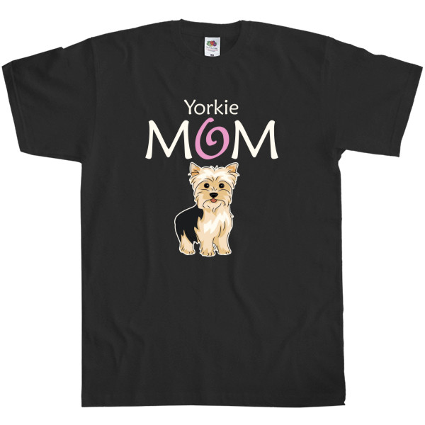 Men's T-Shirt Fruit of the loom - Yorkie Mom - Mfest