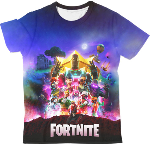 Man's T-shirt 3D - fortnite 2 - Mfest