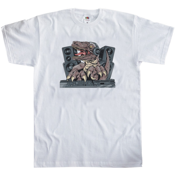 Men's T-Shirt Fruit of the loom - Dj Динозавр - Mfest