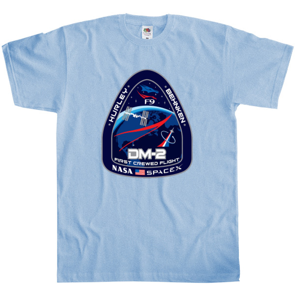 Men's T-Shirt Fruit of the loom - SpaceX Dragon 2 - Mfest