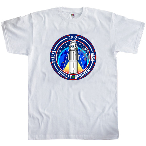 Men's T-Shirt Fruit of the loom - SpaceX Dragon 3 - Mfest