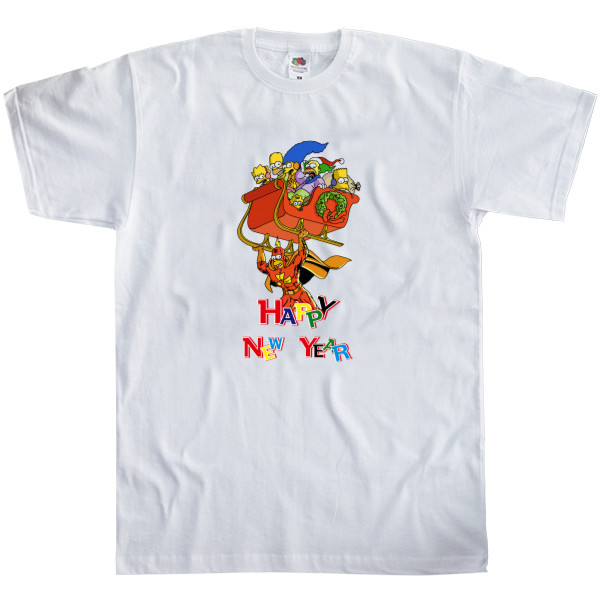 Men's T-Shirt Fruit of the loom - Happy new Year 12 - Mfest