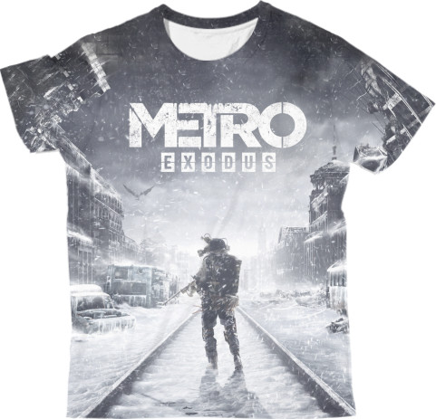 Man's T-shirt 3D - metro - Mfest