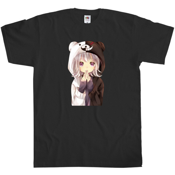 Men's T-Shirt Fruit of the loom - cute panda anime girl - Mfest