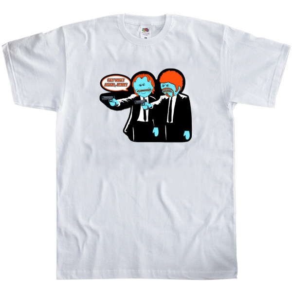 Rick and Morty Mr Meeseeks Pulp Fiction