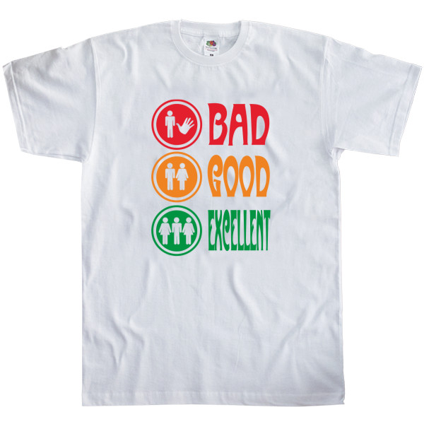 Men's T-Shirt Fruit of the loom - BAD-GOOD - Mfest