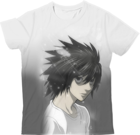 Man's T-shirt 3D - L Lawliet - Mfest