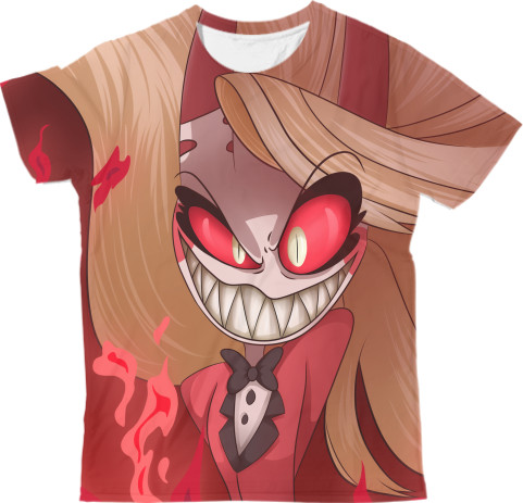 Man's T-shirt 3D - hazbin hotel demon charlie - Mfest