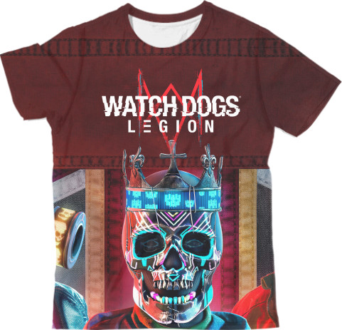 Man's T-shirt 3D - WATCH DOGS [4] - Mfest