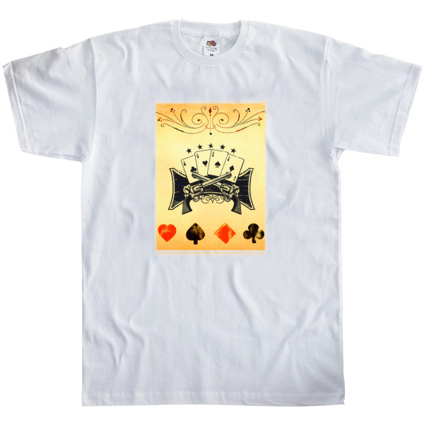 Men's T-Shirt Fruit of the loom - Poker - Mfest