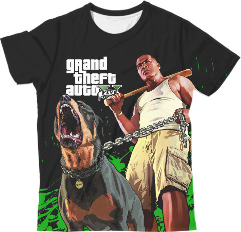 Man's T-shirt 3D - GTA V (6) - Mfest