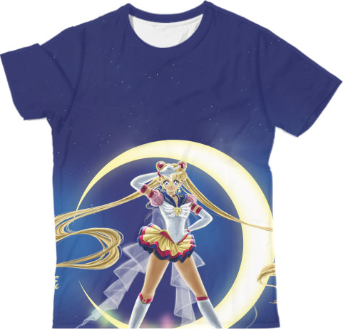 Man's T-shirt 3D - sailor moon - Mfest