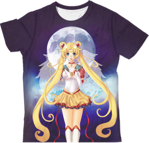 Man's T-shirt 3D - sailor moon 2 - Mfest