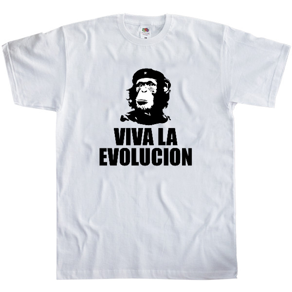 Men's T-Shirt Fruit of the loom - viva la evolucion - Mfest