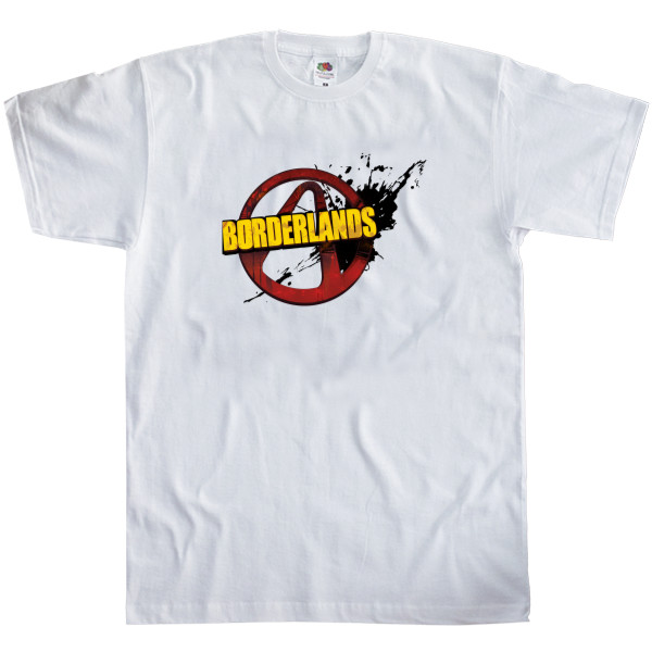 Men's T-Shirt Fruit of the loom - borderlands logo - Mfest