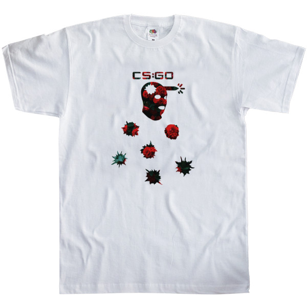 Men's T-Shirt Fruit of the loom - cs go headshot - Mfest