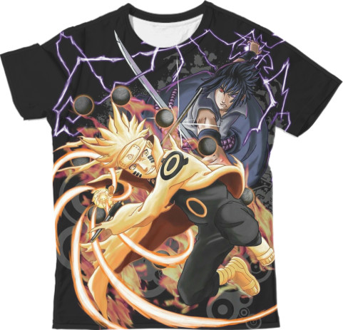 Man's T-shirt 3D - six paths sage mode naruto - Mfest