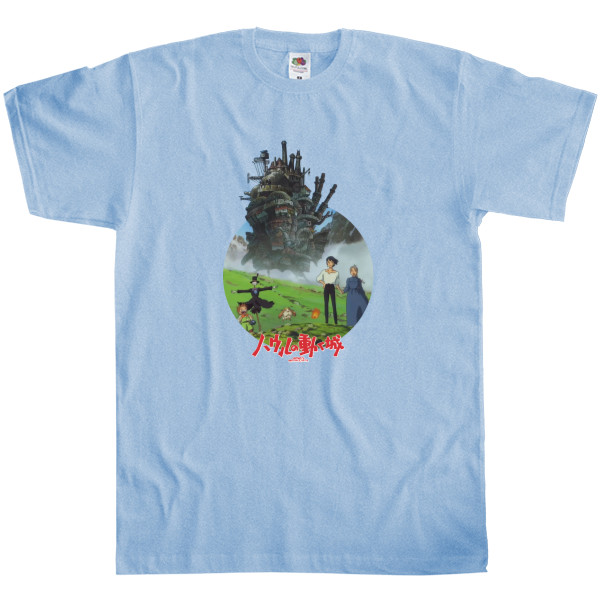 Men's T-Shirt Fruit of the loom - Ходячий замок хаула / howls moving castle 6 - Mfest