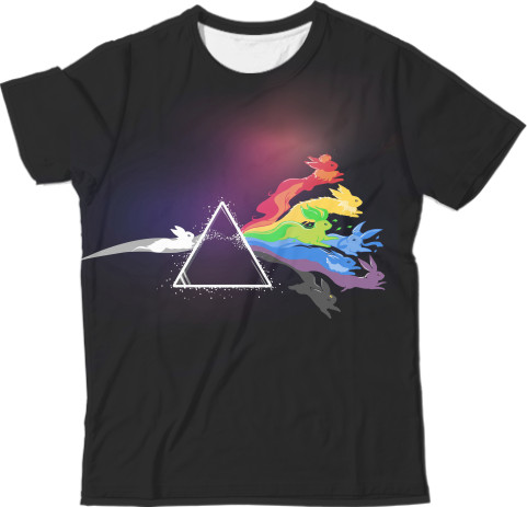 Man's T-shirt 3D - pink floyd, pokemon - Mfest