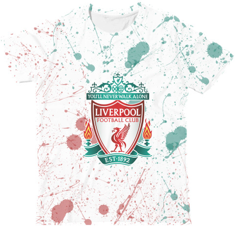 Man's T-shirt 3D - LIVERPOOL / Ливерпуль - Mfest