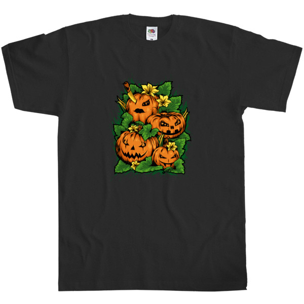 Men's T-Shirt Fruit of the loom - Злые Тыквы - Helloween - Mfest