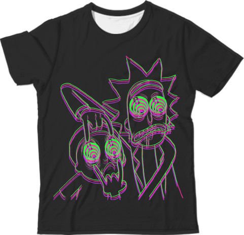 Man's T-shirt 3D - rick and morty 3 - Mfest