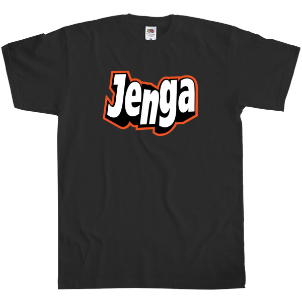 Men's T-Shirt Fruit of the loom - Дженга / Jenga - Mfest