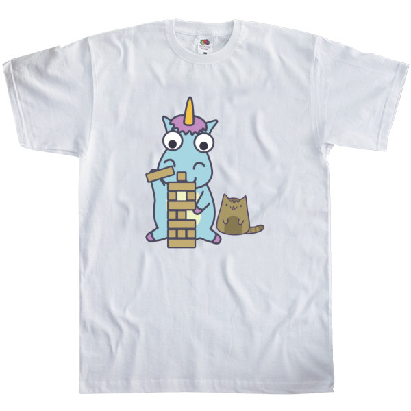 Men's T-Shirt Fruit of the loom - Дженга / Jenga 2 - Mfest