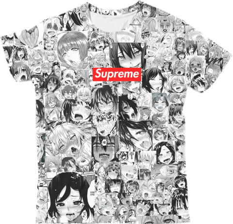 Man's T-shirt 3D - Supreme (Ahegao) - Mfest