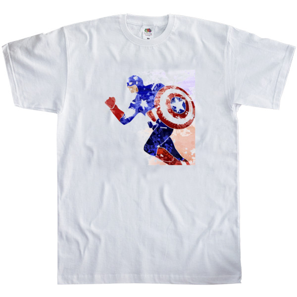 Men's T-Shirt Fruit of the loom - Captain America 11 - Mfest