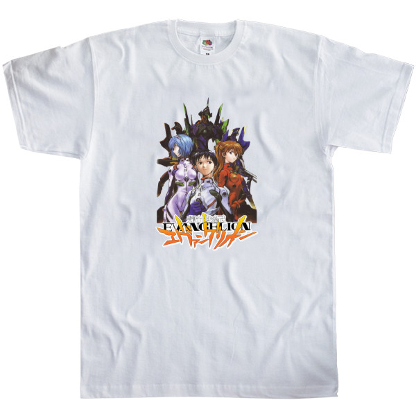 Men's T-Shirt Fruit of the loom - Evangelion / Евангелион 6 - Mfest