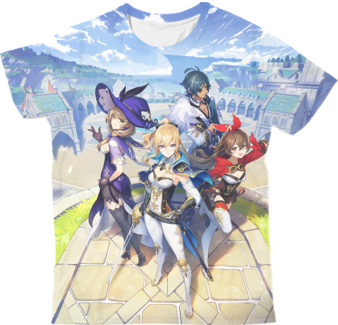 Man's T-shirt 3D - Genshin Impact 2 - Mfest