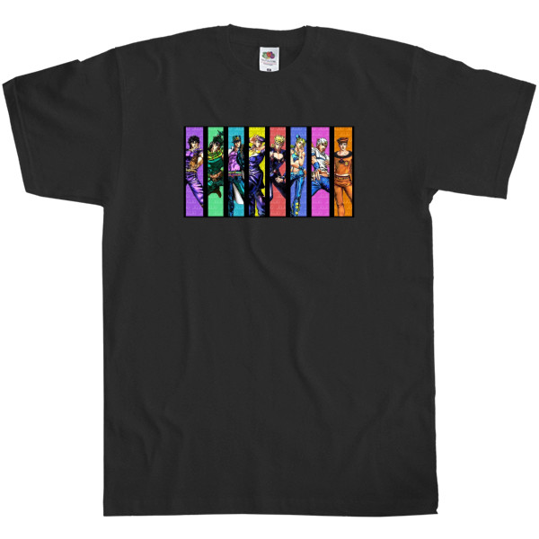 Men's T-Shirt Fruit of the loom - jojo bizarre adventure - Mfest