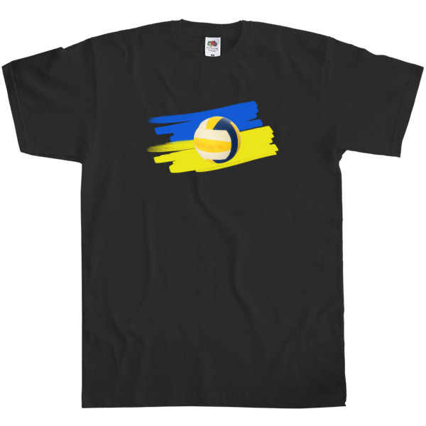 Men's T-Shirt Fruit of the loom - волейбольний м'яч - Mfest